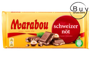 Marabou Mjölkchoklad Schweizernöt 200g