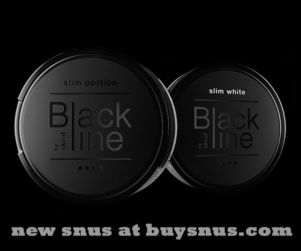 New snus from Skruf - Black Line!