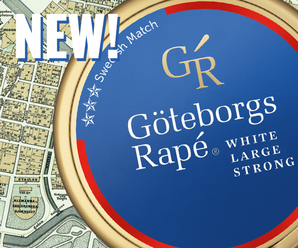 New Snus - a strong Göteborgs Rapé in white portions!