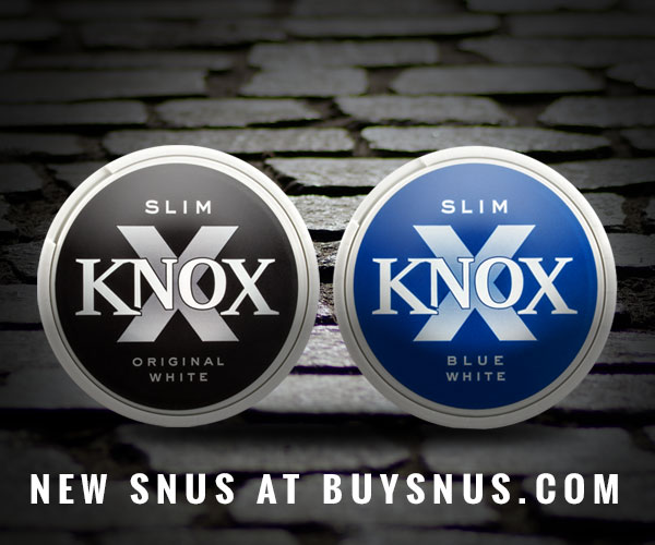 New snus - Knox Slim - at buysnus.com!
